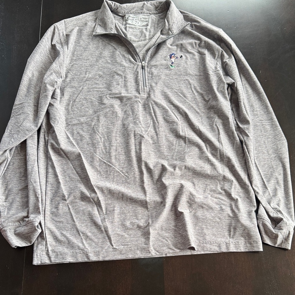 Men's Gray Zip-Up Sweater